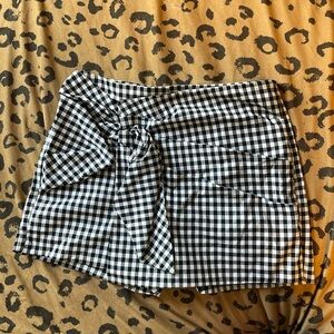Zara Plaid Skort